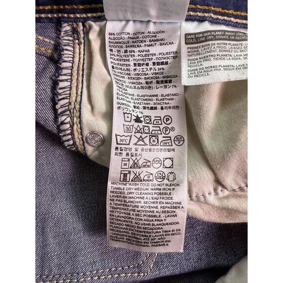 Levi's Bold Curve Jeans Women's 11M Low Rise Skinny Stretch Dark Wash C535 - Picture 9 of 15